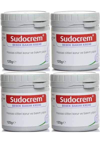 Sudocrem Cilt Bebek Bakım - Pişik Kremi 125gr 4 Lü Set