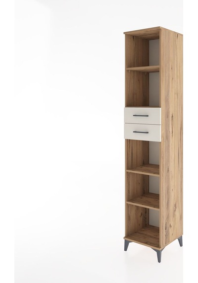 Hyperion Dolap 4 Raflı 2 Çekmeceli 44x44x221 Çam-aytaşı Atlas Çam