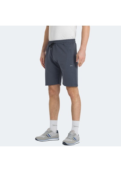 Slazenger KETUT IN Erkek Cepli Fıtness Koyu Gri Şort