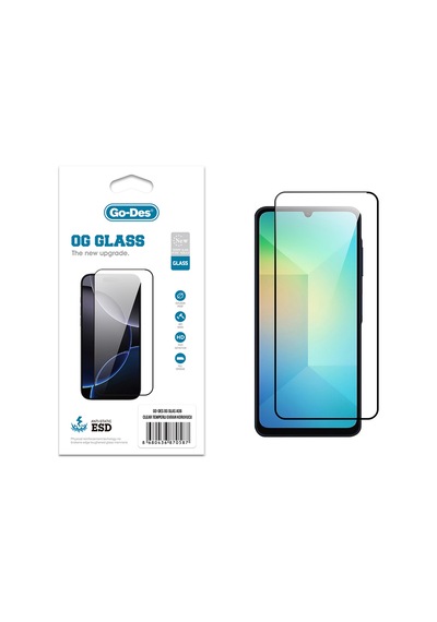 Nihcase Samsung Uyumlu Galaxy A06 Godes Og Glass Antistatik Temperli Cam Ekran Koruyucu