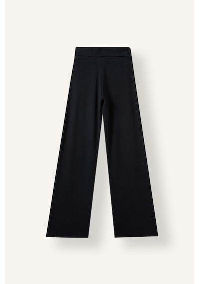 Defacto Katlama Belli Flare Fit İspanyol Paça Ribana Eşofman Altı I8091ax26aubk81 Siyah-bk81