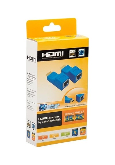 Fully H-608f 4k Hdmı To Rj45/cat5/cat6/ethernet 30 Metre Hdmı Uzatıcı Extender