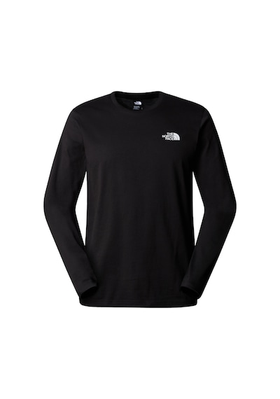 The North Face M L/s Sımple Dome Tee Erkek Shirt Nf0a87qnjk31 Siyah