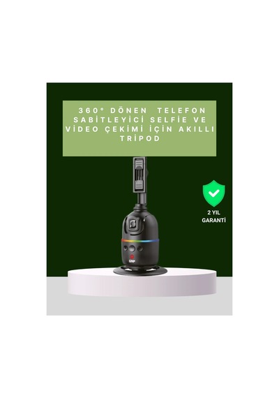Yüz Takipli 360 Akıllı Gimbal Telefon Ve Aksiyon Kamera Uyumlu Standart Standart
