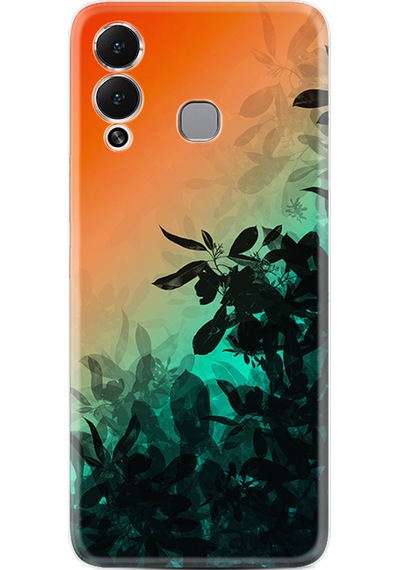 Infinix Hot 12 Play Kılıf Silikon Desen Özel Seri Güzel Çiçekler 1712