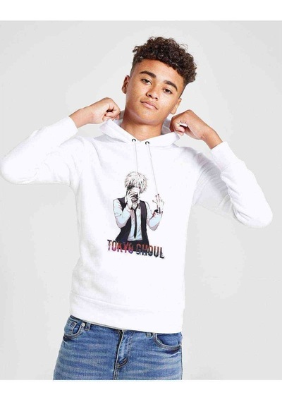 Tshirthane Anime Tokyo Ghoul Anteiku Baskılı Unisex Çocuk Kapüşonlu Sweat (528978421)
