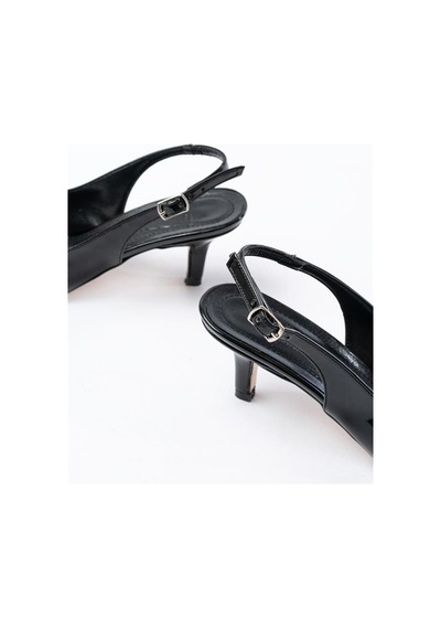 Alemdarshop St-1152 Siyah Rugan Günlük 7 Cm Topuklu Kadın Ayakkabı Çok Renkli