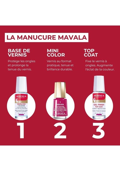 Mavala Jel Görünümlü Son Kat 10ml Çok Renkli