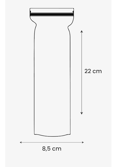 Tek Kullanımlık Meybuz Poşeti 40 Adet 5.5x22 Cm -5 Adet Bakır Desenli Kavanoz Poşet Hediyeli