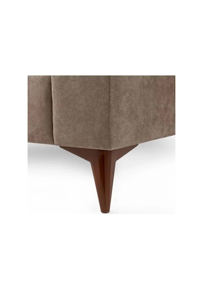 Modern Konik Ayak - Ceviz Renk, 15 Cm Yükseklik, Vidalar Dahil Abanoz
