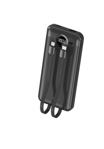 Trm-1015 10000 Mah 2 Çıkışlı 22.5w Hızlı Şarj Dijital Göstergeli Powerbank Siyah