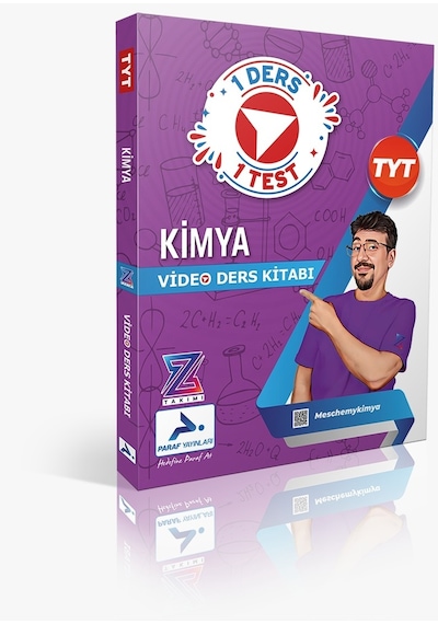 TYT Kimya Paraf Z Takım Video Ders Kitabı -  PRF Paraf Yayınları