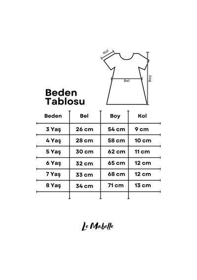 Le Mabelle Pudra Balon Kollu Kız Çocuk Saten Elbise - Dona Pudra