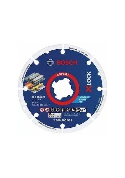 Bosch X-Lock DMW 115x22.23 mm Kesme Diski - 2608900532