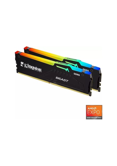 64 Gb Ddr5 6400 Kıngston Beast Rgb Expo Kf564c32bbeak2-64tr