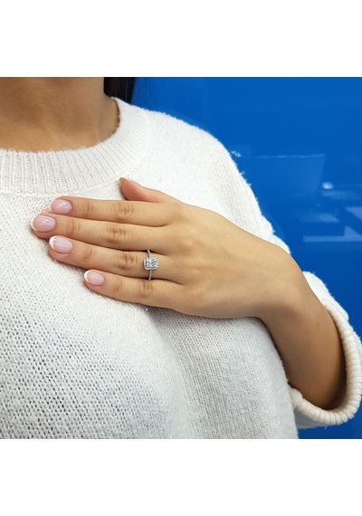 Lova 0,26 Karat Baget Pırlanta Yüzük - 1020321