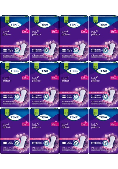 Tena Lady Protect Mesane Pedi Maxi Night Geceye Özel 144 Adet
