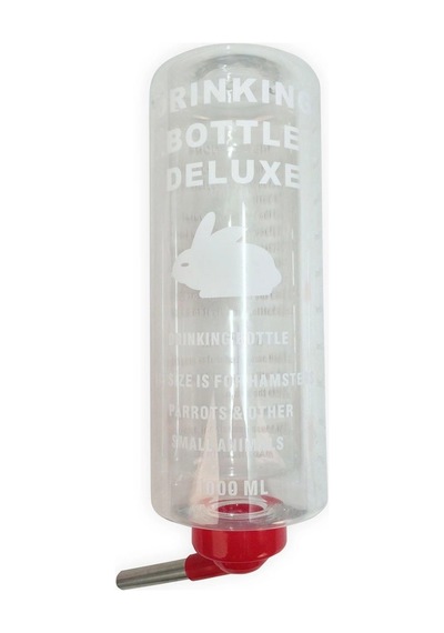 Tavşan Ginepig Hamster Kemirgen Suluğu Yaylı Bilyeli Xl Büyük Boy 1000 Ml