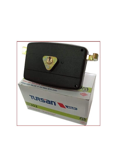 Tursan Standart Silindirli Tirajlı Kilit Oval Karşılıksız 302 K