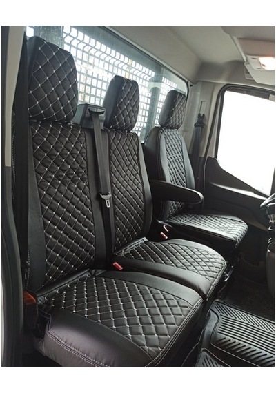 Ford Transit 2021 Tek Kabin Araca Özel Deri Oto Koltuk Kılıfı