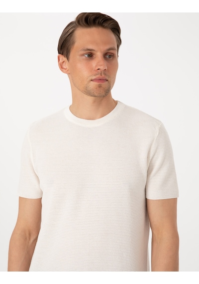 Pierre Cardin Erkek Ekru Kazak /triko 50305973-vr019 Ekru