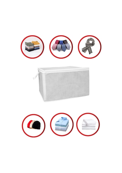 Çorap Hurcu 30x22x18 Cm 6 Adet Tela 30 X 22 Gri Tr Diğer