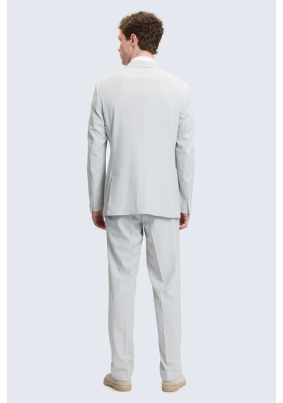 Hatemoğlu Yeşil Slim Fit Mono Yaka Casual Takım Elbise