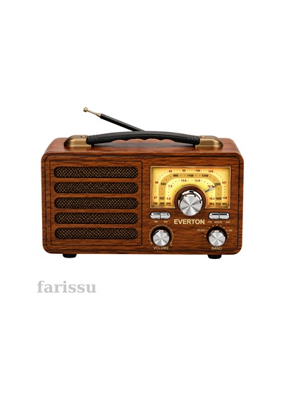 Everton Nostaljik Retro Tasarım Bluetooth Hoparlör Ve Radyo Rt-755 Yedek Pili