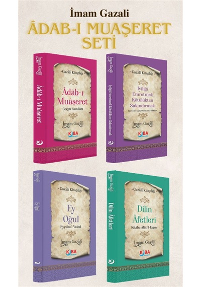 İmam Gazali - Âdab-ı Muaşeret Seti 4 Kitap Set / İmam Gazali