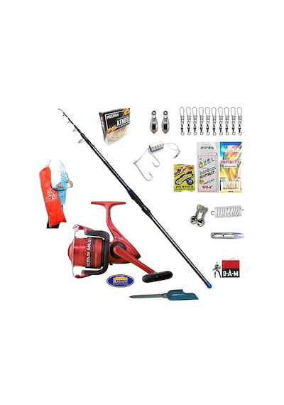 Xt1 Tele 360cm 3.00lbs Lineaeffe Ocean Master 50 Profesyonel Kıyı Olta Takımı Seti