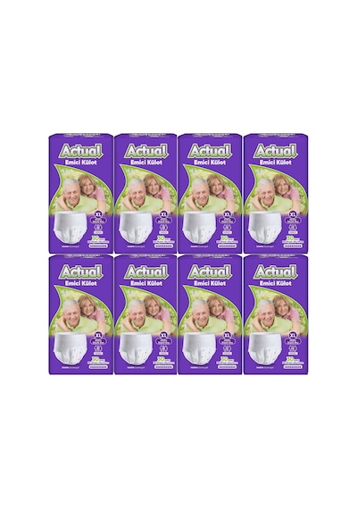 Actual Emici Külot Yetişkin Bezi Xl - Extra Large -büyük 240 Adet