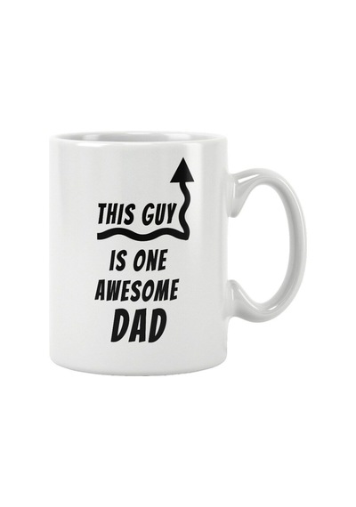 This Guy Is One Awesome Dad Babalar Günü Hediye Baskılı Kupa Bardak Beyaz