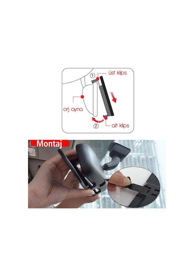 Kameralı Park Sensörü 4.3 '' Ayna Ekranlı Set