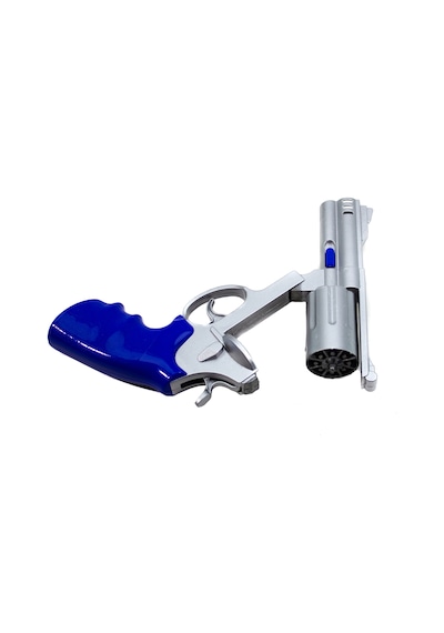 Oyuncak Kapsül Tabanca Metal Gümüş 20 CM 72 Adet Kapsül