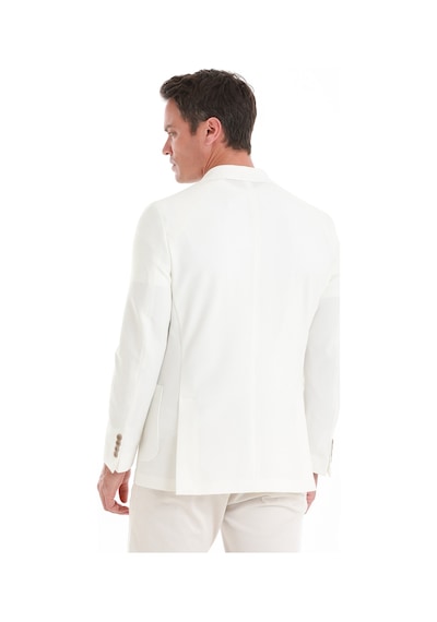 Hatemoğlu Ekru Slim Fit Düz Mono Yaka Casual Ceket 14162124c001 048 Ekru