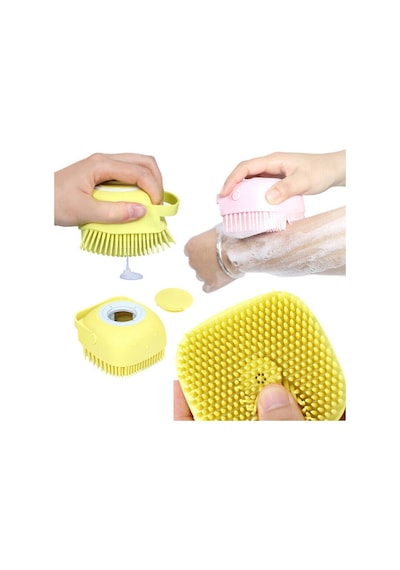 Banyo Duş Kesesi Sabun Duş Jeli Hazneli Masaj Fırçası Lif Kese