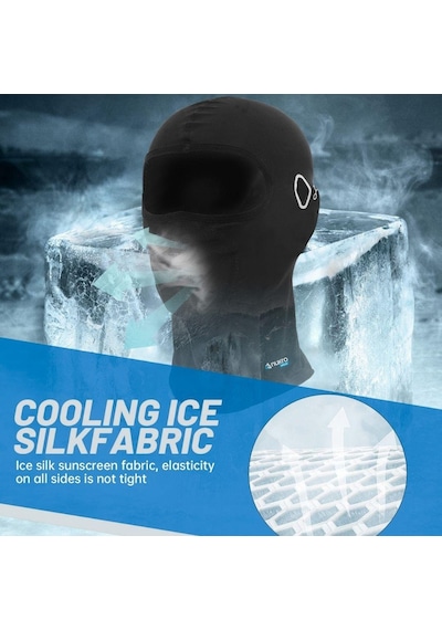 Nukrotech Nukrowear Cool Touch Yazlık Balaklava Siyah