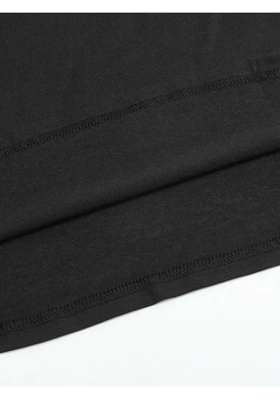 Zennamoda Erkek Kısa Kollu V Yaka Süprem T-shirt Siyah