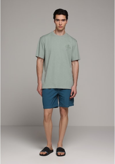Colin's Colins Slim Fit Düz Erkek Yeşil Deniz Şortu Cl1078555 Q1.v1 Pgr