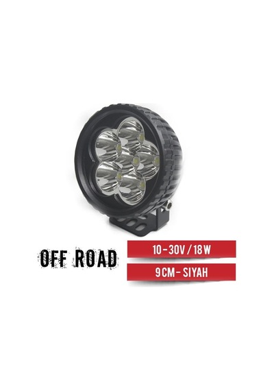 Sis Farı 1 Adet Carub 4203231 10-30v Off Road 6 Led 18w Yuvarla