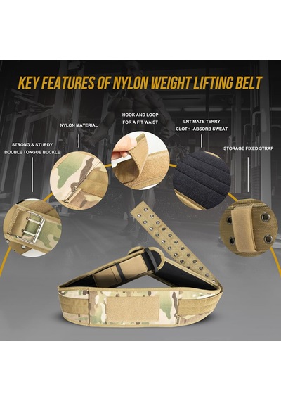 Erkekler Ve Kadınlar İçin Ağırlık Kaldırma Kemeri - Halter, Kuvvet Antrenmanı, Powerlifting, Squat Ve Deadlift İ