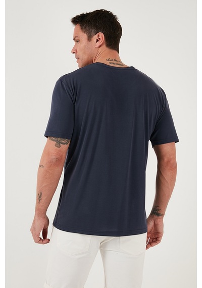Buratti Regular Fit Bisiklet Yaka Basic Erkek T Shirt 5902924 Indigo