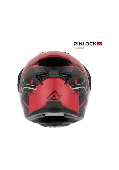 Acerbis Rıder Garphıc 22-06 Kask Siyah Kırmızı
