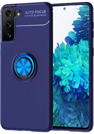 Galaxy S21 Plus Kılıf Zore Ravel Silikon Kapak Mavi