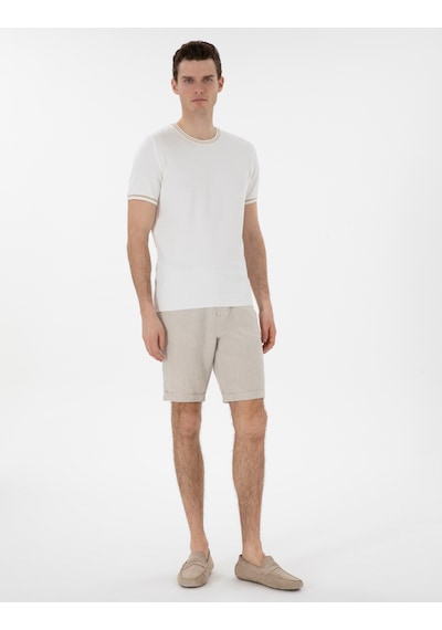 Pierre Cardin Erkek Ekru Kazak /triko 50306045-vr019 Ekru