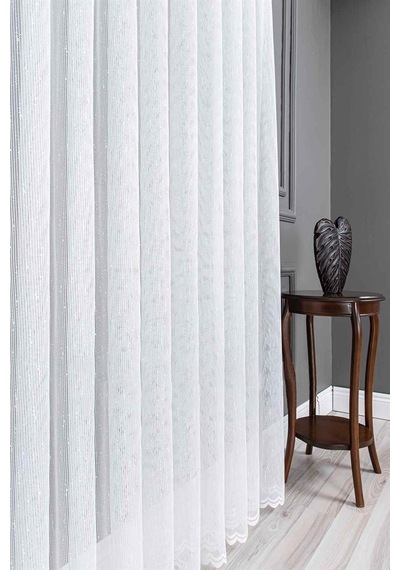 Evdepo Home Kullanıma Hazır Örme Tül Perde (540765923)