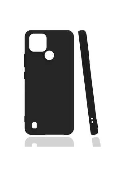 Zore Realme C21 Kılıf Nvth Biye Silikon - Siyah