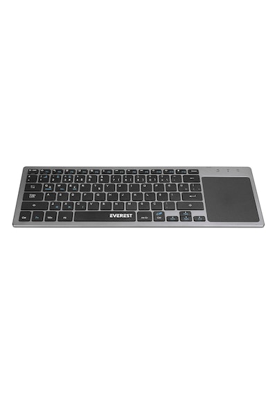 Everest EKW-61 Bluetooth+2.4 GHz TouchPad Mouse Q Mac/Win/Android/Uyumlu iOS Kablosuz TV Klavye