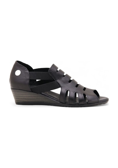 Mammamia D25ys-2740 Deri Comfort Kadın Sandalet Siyah