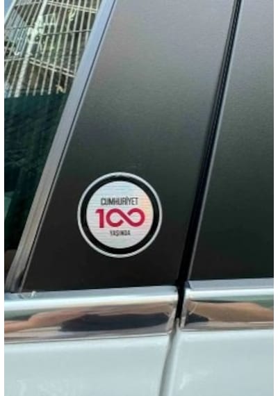 Cumhuriyet 100 Yaşında Silikon Logo 2 Adet Fiat - Egea - Cross - Fiorino A Kalite 1.sınıf